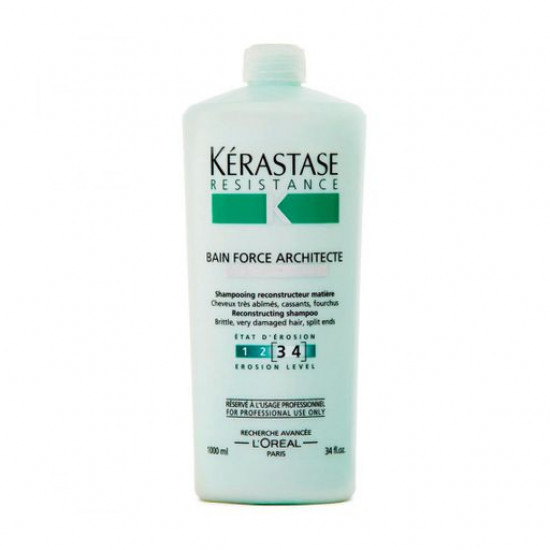 Зміцнюючий шампунь для волосся Kerastase Brain Force Architecte, 1 л Зміцнюючий шампунь для волосся Kerastase Brain Force Architecte, 1 л