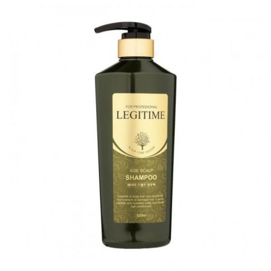 Зміцнюючий шампунь для волосся Welcos Legitime Age Scalp Shampoo, 520 мл Зміцнюючий шампунь для волосся Welcos Legitime Age Scalp Shampoo, 520 мл