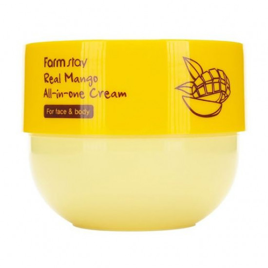 Universalny cream for a face and a body of FarmStay Real Mango All-In-One Cream with extract of mango, 300 ml Universalny cream for a face and a body of FarmStay Real Mango All-In-One Cream with extract of mango, 300 ml