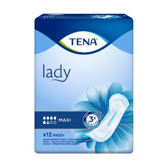 Урологічні прокладки жіночі TENA Lady Maxi, 12 шт Урологічні прокладки жіночі TENA Lady Maxi, 12 шт