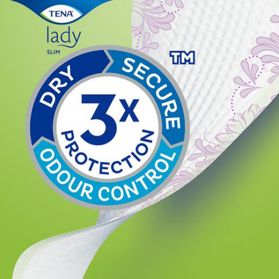 Feminine urological pads TENA Lady Slim Ultra Mini, 48 pieces Feminine urological pads TENA Lady Slim Ultra Mini, 48 pieces