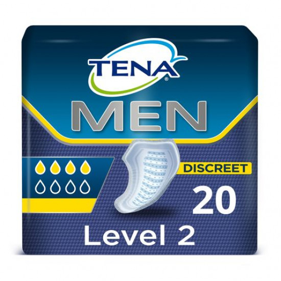 Urological laying men's TENA Men Level 2, 20 pieces Urological laying men's TENA Men Level 2, 20 pieces