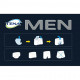 Urological laying men's TENA Men Level 3, 8 pieces Urological laying men's TENA Men Level 3, 8 pieces
