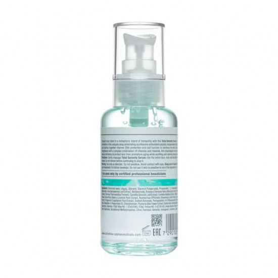 Заспокійлива сироватка для обличчя Christina Unstress 5 Total Serenity Serum, 100 мл Заспокійлива сироватка для обличчя Christina Unstress 5 Total Serenity Serum, 100 мл