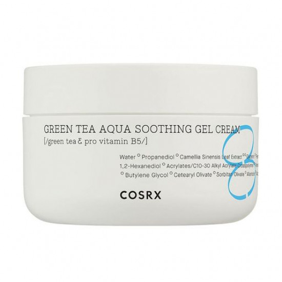 Заспокійливий гель-крем для обличчя COSRX Hydrium Green Tea Aqua Soothing Gel Cream з екстрактом зеленого чаю, 50 мл Заспокійливий гель-крем для обличчя COSRX Hydrium Green Tea Aqua Soothing Gel Cream з екстрактом зеленого чаю, 50 мл
