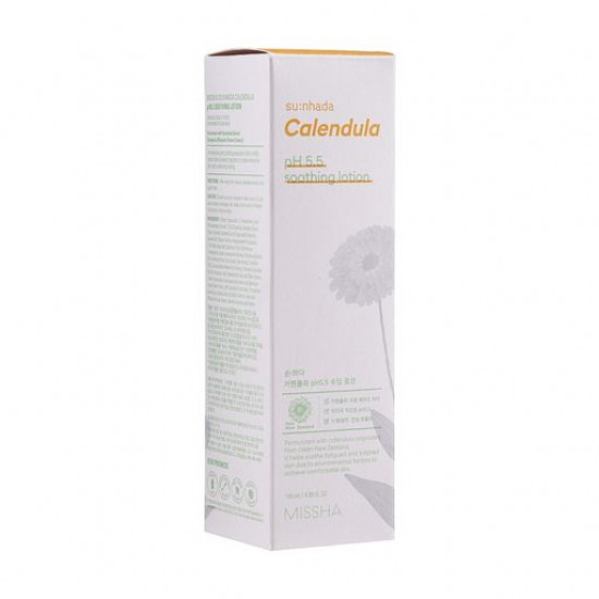Успокаивающий лосьон Missha Su:Nhada Calendula pH 5.5 Soothing Lotion для чувствительной кожи лица, 145 мл
Успокаивающий лосьон Missha Su:Nhada Calendula pH 5.5 Soothing Lotion для чувствительной кожи лица, 145 мл