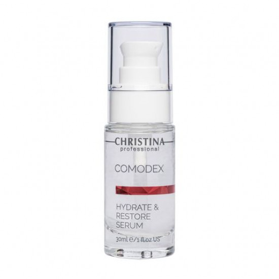 Зволожуюча та відновлююча сироватка для обличчя Christina Comodex Hydrate & Restore Serum, 30 мл Зволожуюча та відновлююча сироватка для обличчя Christina Comodex Hydrate & Restore Serum, 30 мл