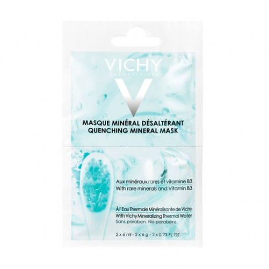 Увлажняющая минеральная маска для лица Vichy Quenching Mineral Masks с витамином B3, 2*6 мл
Увлажняющая минеральная маска для лица Vichy Quenching Mineral Masks с витамином B3, 2*6 мл