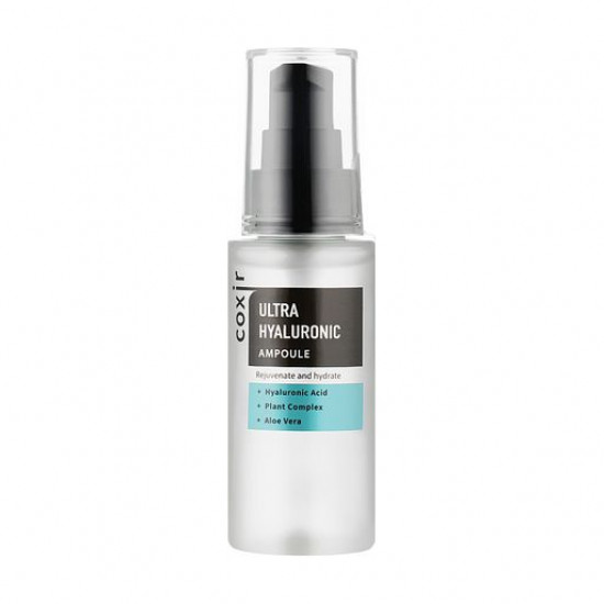 The moisturizing serum for the person Coxir Ultra Hyaluronic Ampoule with hyaluronic acid, 50 ml The moisturizing serum for the person Coxir Ultra Hyaluronic Ampoule with hyaluronic acid, 50 ml