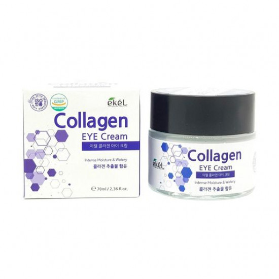 Зволожуючий крем для шкіри навколо очей Ekel Collagen Eye Cream з колагеном, 70 мл Зволожуючий крем для шкіри навколо очей Ekel Collagen Eye Cream з колагеном, 70 мл