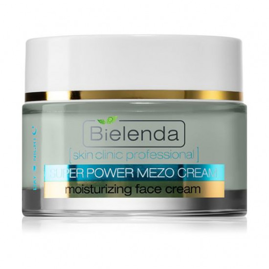 Зволожуючий крем для обличчя Bielenda Skin Clinic Рrofessional Super Power Mezo Cream, 50 мл Зволожуючий крем для обличчя Bielenda Skin Clinic Рrofessional Super Power Mezo Cream, 50 мл