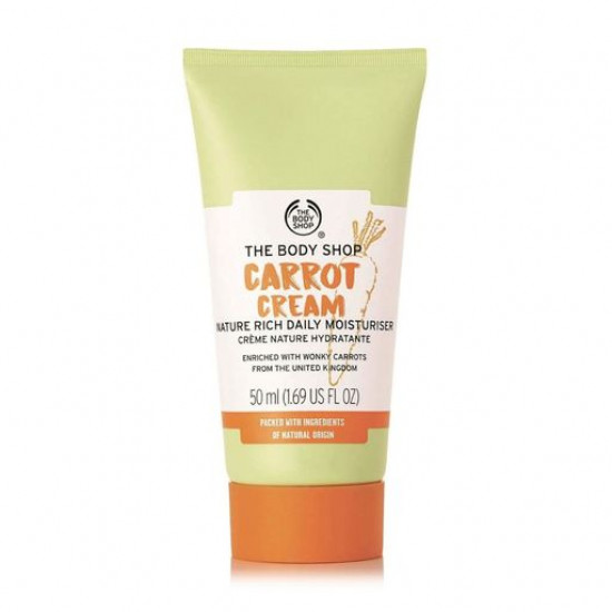 The moisturizing cream for the person The Body Shop Carrot Cream Nature Rich Daily Moisturizer, 50 ml The moisturizing cream for the person The Body Shop Carrot Cream Nature Rich Daily Moisturizer, 50 ml