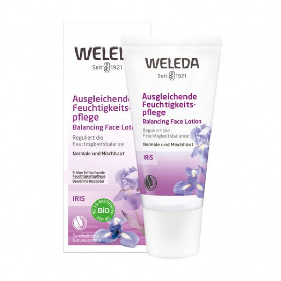 The moisturizing cream for the person Weleda Balancing Face Lotion Iris Iris, 30 ml The moisturizing cream for the person Weleda Balancing Face Lotion Iris Iris, 30 ml