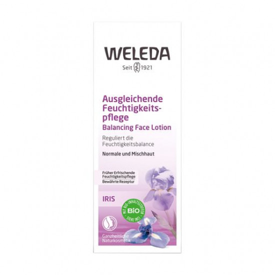 The moisturizing cream for the person Weleda Balancing Face Lotion Iris Iris, 30 ml The moisturizing cream for the person Weleda Balancing Face Lotion Iris Iris, 30 ml