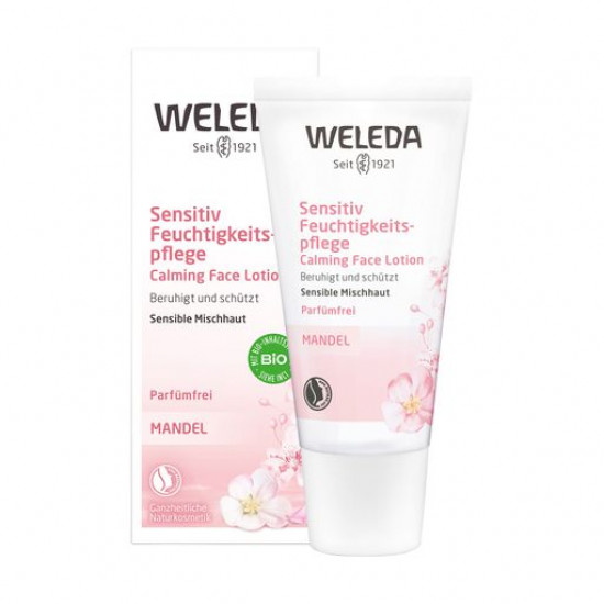 The moisturizing cream for the person Weleda Calming Face Lotion Mandel Almond, 30 ml The moisturizing cream for the person Weleda Calming Face Lotion Mandel Almond, 30 ml