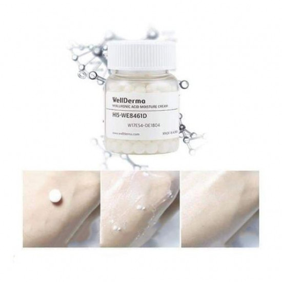 Увлажняющий крем для лица WellDerma Hyaluronic Acid Moisture Cream в капсулах, 20 г
Увлажняющий крем для лица WellDerma Hyaluronic Acid Moisture Cream в капсулах, 20 г