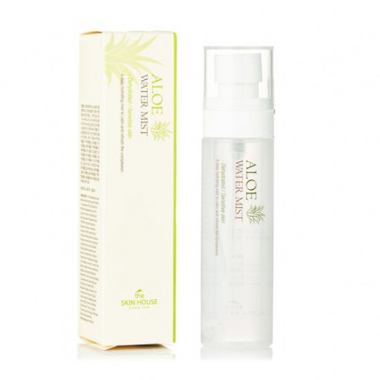 Зволожуючий міст для обличчя The Skin House Aloe Water Mist з екстрактом алое , 80 мл Зволожуючий міст для обличчя The Skin House Aloe Water Mist з екстрактом алое , 80 мл