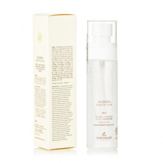 Зволожуючий міст для обличчя The Skin House Aloe Water Mist з екстрактом алое , 80 мл Зволожуючий міст для обличчя The Skin House Aloe Water Mist з екстрактом алое , 80 мл