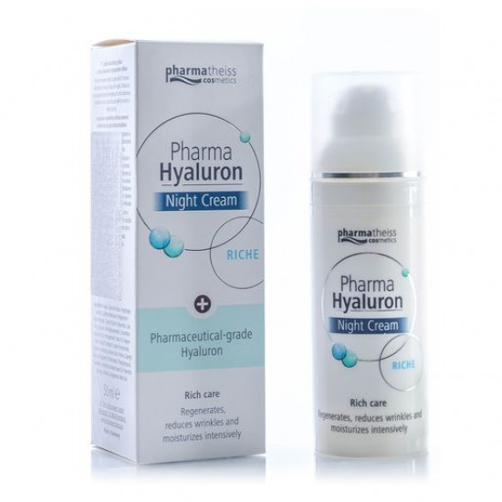 Увлажняющий ночной крем для лица Pharma Hyaluron Nigth Cream Riche, 50 мл
Увлажняющий ночной крем для лица Pharma Hyaluron Nigth Cream Riche, 50 мл