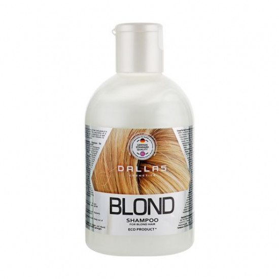 Зволожуючий шампунь для світлого волосся Dallas Cosmetics Blond Shampoo, 1 л Зволожуючий шампунь для світлого волосся Dallas Cosmetics Blond Shampoo, 1 л