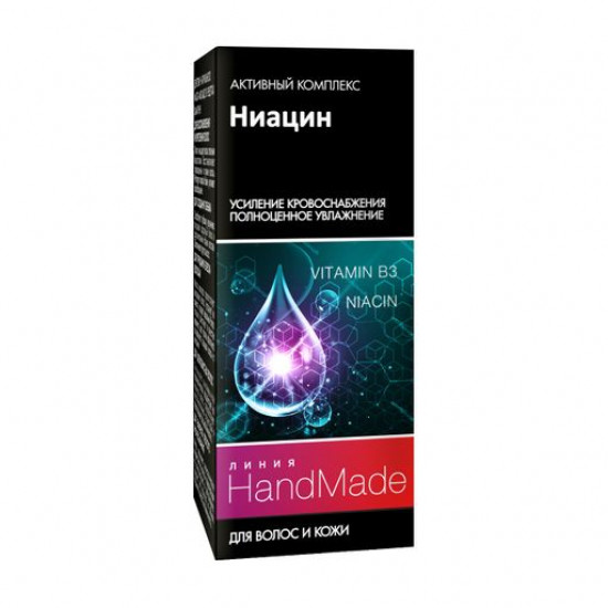 Витаминный комплекс для волос и кожи головы Pharma Group Линия HandМade Ниацин, 5 мл
Витаминный комплекс для волос и кожи головы Pharma Group Линия HandМade Ниацин, 5 мл