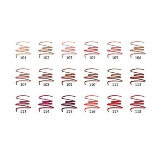 Водостійкий олівець для губ Topface Waterproof Lipliner 107, 1.14 г Водостійкий олівець для губ Topface Waterproof Lipliner 107, 1.14 г