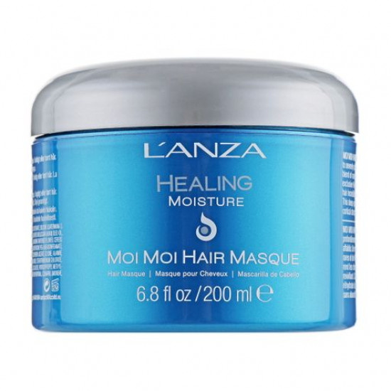 Відновлююча маска L'anza Healing Moisture Moi Moi Hair Masque для глибокого зволоження волосся, 200 мл Відновлююча маска L'anza Healing Moisture Moi Moi Hair Masque для глибокого зволоження волосся, 200 мл