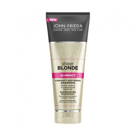 Відновлюючий шампунь для світлого волосся John Frieda Sheer Blonde Flawless Recovery Shampoo, 250 мл Відновлюючий шампунь для світлого волосся John Frieda Sheer Blonde Flawless Recovery Shampoo, 250 мл