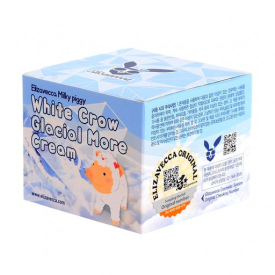 Воздушный крем для лица Elizavecca Milky Piggy White Crow Glacial More Сream осветляющий, 100 мл
Воздушный крем для лица Elizavecca Milky Piggy White Crow Glacial More Сream осветляющий, 100 мл