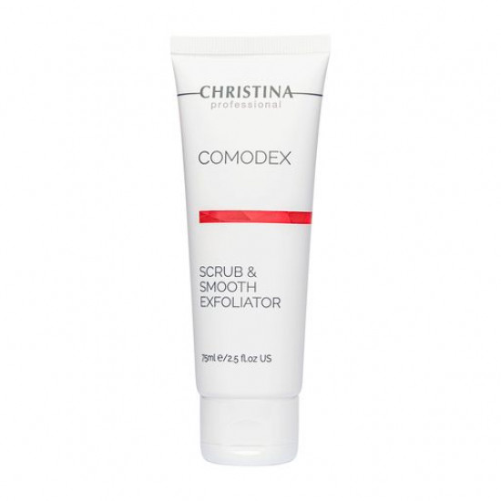 Вирівнюючий скраб-ексфоліатор для обличчя Christina Comodex Scrub & Smooth Exfoliator, 75 мл Вирівнюючий скраб-ексфоліатор для обличчя Christina Comodex Scrub & Smooth Exfoliator, 75 мл