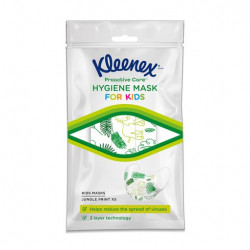 Protective Kleenex Hygiene Mask face pack nursery, 5 pieces