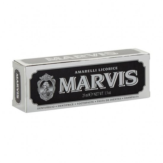 Liquorice toothpaste Marvis Amarelli Licorice Mint and mint, 25 ml Liquorice toothpaste Marvis Amarelli Licorice Mint and mint, 25 ml