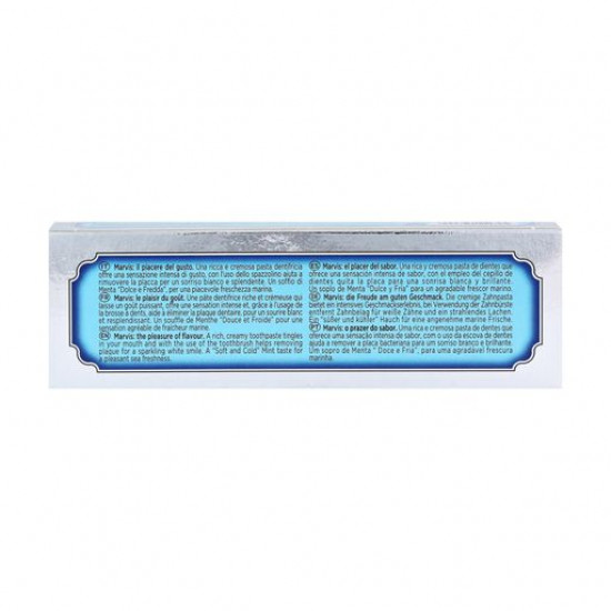 Marvis Aquatic Mint toothpaste Sea mint, 85 ml Marvis Aquatic Mint toothpaste Sea mint, 85 ml