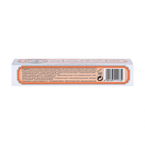 Marvis Ginger Mint toothpaste Ginger mint, 85 ml Marvis Ginger Mint toothpaste Ginger mint, 85 ml