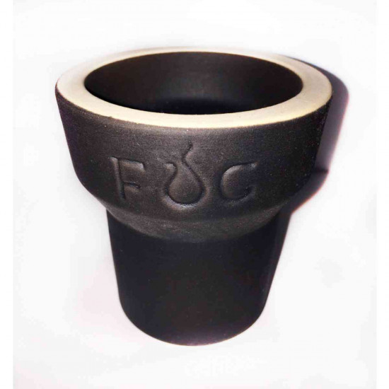 Bowl for a hookah of FOG Sunrise (Fog Sanrayz) Black with black dredging Bowl for a hookah of FOG Sunrise (Fog Sanrayz) Black with black dredging