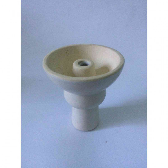 Bowl for a hookah white clay white glaze I fanet Bowl for a hookah white clay white glaze I fanet