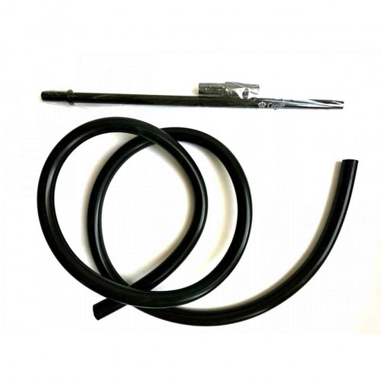 Tube/hose for a hookah black silicone Caesar Tube/hose for a hookah black silicone Caesar