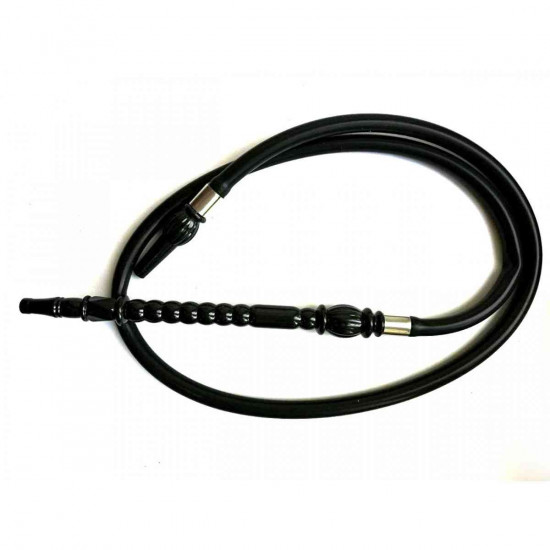 Tube/hose for a hookah black silicone integral Tube/hose for a hookah black silicone integral
