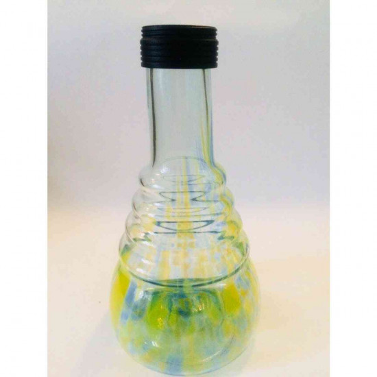 Flask for a hookah under the Amy Deluxe and Amy Stars thread blue-yellow Flask for a hookah under the Amy Deluxe and Amy Stars thread blue-yellow