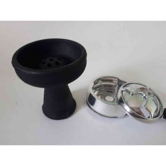 Hot Cut - a set silvery калауд and a silicone bowl with holes Hot Cut - a set silvery калауд and a silicone bowl with holes