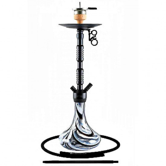 Hookah of Amy Deluxe 073.01 (Amy Delux) of Alu Sierra black PSMBK - BK Hookah of Amy Deluxe 073.01 (Amy Delux) of Alu Sierra black PSMBK - BK