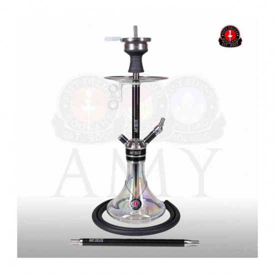 Кальян Amy Deluxe SS 21.02 R (Эми Делюкс СС 21.02Р) Carbonica Force S черный-прозрачный BK - TR Кальян Amy Deluxe SS 21.02 R (Эми Делюкс СС 21.02Р) Carbonica Force S черный-прозрачный BK - TR