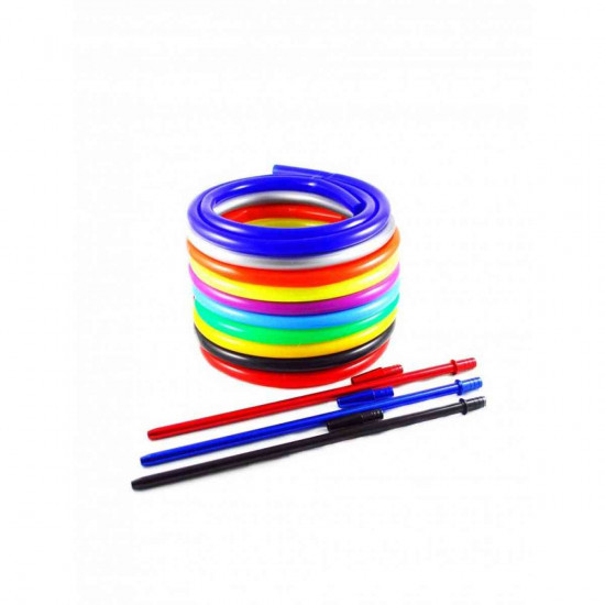Silicone hose of Crystal for a hookah multi-colored Silicone hose of Crystal for a hookah multi-colored