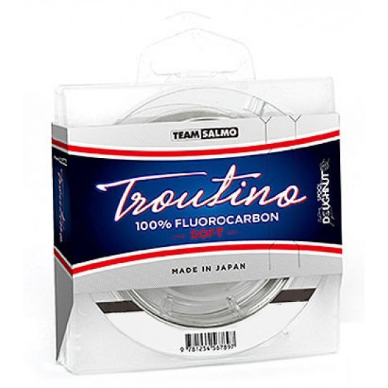 0,257 флюрокарбоновая леска Team Salmo Fluorocarbon Troutino Soft (150 m) 0,257 флюрокарбоновая леска Team Salmo Fluorocarbon Troutino Soft (150 m)