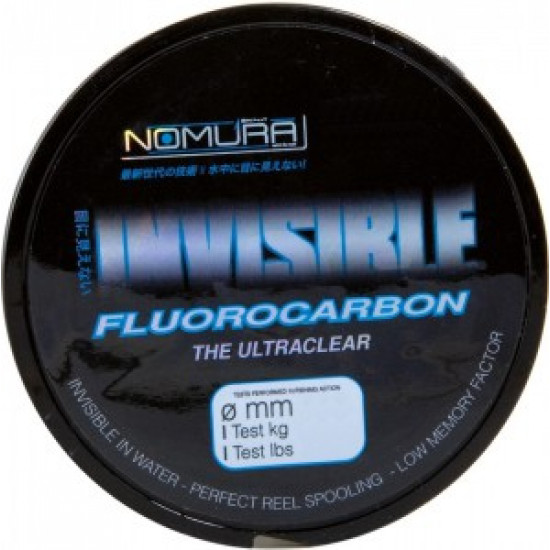 Fishing line of Nomura Invisible Fluorocarbon of 0.14 mm Fishing line of Nomura Invisible Fluorocarbon of 0.14 mm
