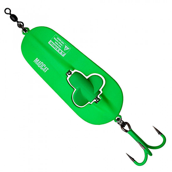 Блешня-колебалка DAM MADCAT A-STATIC Rattlin Spoon 110гр (green) (60050) Блешня-колебалка DAM MADCAT A-STATIC Rattlin Spoon 110гр (green) (60050)