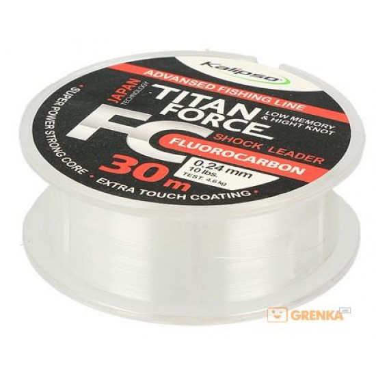 Флюорокарбон Kalipso Titan Force FC Leader 30м 0.14мм (3906006) Флюорокарбон Kalipso Titan Force FC Leader 30м 0.14мм (3906006)