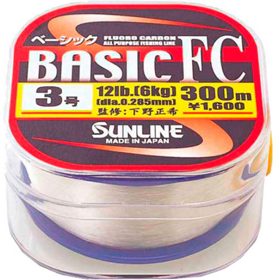 Fluorocarbon of Sunline Basic FC of 300 m #2/0235мм 8LB Fluorocarbon of Sunline Basic FC of 300 m #2/0235мм 8LB