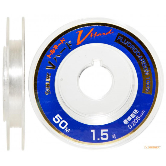 Sunline FC Tornado V Hard HG fluorocarbon of 50 m #1.5 0205 mm 3 kg (1658.44.08) Sunline FC Tornado V Hard HG fluorocarbon of 50 m #1.5 0205 mm 3 kg (1658.44.08)