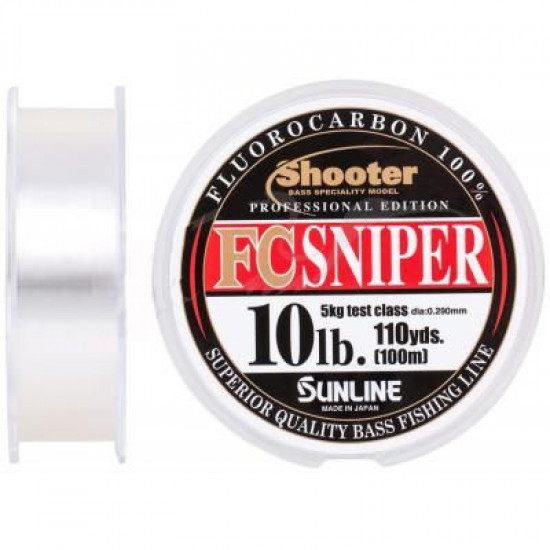 Флюорокарбон Sunline Shooter FC Sniper 100m 0.290mm 5kg (16580736) Флюорокарбон Sunline Shooter FC Sniper 100m 0.290mm 5kg (16580736)
